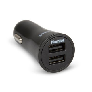 HAMLET CAR FAST CHARGER 2 PORTE USB 3400 MA  12W12W